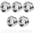 Miniatyrbillede 1 af 5: 5 stk. Han-Gevinde Vandhane Adapter M22 til M18 Vandhane Adapter Messing Gevinde Adapter Vandhane Metal Gave