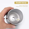 Miniatyrbillede 4 af 5: Dobbelt-vægget Rustfrit Stål Yerba Gourd Mate Tesæt Vand Mate Tekop Med Låg Ske Strå Bombilla Hea