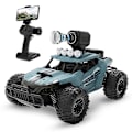 Pikkukuva 1 / 5: 2 Akkua Deerc De36w Wifi RC-auto Kamera HD 720p FPV RC-auto Leikkikalut Lapsille RC-kuorma-autot (sininen)