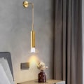 Miniatyrbillede 2 af 5: LED Vægskinne Sengelampe Moderne Sort Guld Stue Soveværelse