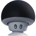 Miniatyrbillede 1 af 4: Mushroom Mini Trådløs Bærbar Bluetooth 4.1 Højttaler Med Mic Til Smartphones (Sort)