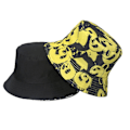 Miniatyrbild 4 av 5: Avslappnad Fiskehatt All-match Cartoon Panda Bucket Hat För Vandring Camping A