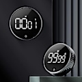 Miniatyrbillede 2 af 5: Digital Køkken Timer Med Magnetisk Montering, Køkken Alarmur Lcd Skærm