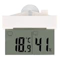 Digital Klocktermometer Hygrometer LCD Självhäftande Med Sugkopp Klocka Fönster Vägg