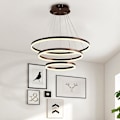 Pikkukuva 5 / 5: LED-riipusvalaisin 3-valoa 40 cm rengaspyöreä muotoilu