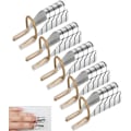 Miniatyrbild 4 av 5: Praktiska Nagelförlängningstips Aluminiumformguide Återanvändbar Formguide Bärbar Akryl Fransk Nagelkonstformer