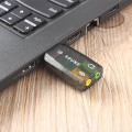 Miniatyrbilde 2 av 5: USB2.0 Lydhodetelefon Mikrofon Jack Adapter