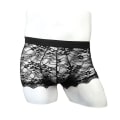 Miniatyrbild 4 av 4: Mäns Underkläder Spets Transparent Mesh Låg Midja Boyshort-yuhao