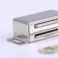 Miniatyrbillede 2 af 4: Magnetisk Dørgreb Magnetiske Dørgreb Til Skabe, Dørmagneter, Medium (4 stk - sølv)