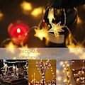 Miniatyrbild 2 av 5: Julstjärna Fairy String Lights 10m 80led Fjärrkontroll