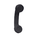 Miniatyrbilde 1 av 5: Trådløs Bluetooth Retro Håndsett Med Volumkontroll Mikrofon For Iphone 8 7 Black