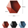 Miniatyrbillede 2 af 5: Hexagonalt Geometrisk Væghylde Multifunktionel Flydende Opbevaringshylde Kreativitet Displayvæg