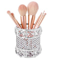 Miniatyrbilde 2 av 5: Krystall Kosmetikk Display Organizer, Sminkepenselholder Og Smykker Silver