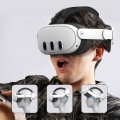 Miniatyrbilde 3 av 5: Hodebånd for Meta Quest 3, Justerbart Komfortabelt Hodebånd for Oculus Quest 3, Avtakbart Trykk Oppgraderer Elite Bånd Black