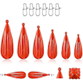 Miniatyrbilde 1 av 5: Øvings-plug for fiske, kastestøpingsplugg, baitcasting-gummiøvings-plug, egnet for å forbedre kastferdigheter, 6 stk