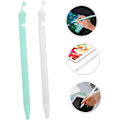 Miniatyrbillede 7 af 8: 2 stk. Silikone Pen Etui Blyant Cover Stylus Blyant Hætte Blyant Sleeve Stylus Pen Beskytter Blyant
