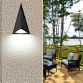 Pikkukuva 2 / 3: 9W LED Ulkoseinävalaisin Kolmionmuotoinen Piha- ja Käytäväseinävalaisin