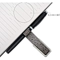 Miniatyrbillede 2 af 4: Linerede Hardback Executive Notesbøger/Linjerede Journal Notesbog, Læder, med Penholder