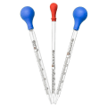 Miniatyrbillede 1 af 5: 3 stk. 10ml 5ml 2ml Glas Graduerede Pipetter Overførselsdrypper