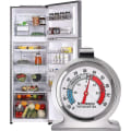 Miniatyrbilde 1 av 4: 2 stk Ovn Termometer Instant Lesing Kroken Panel Base