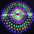 Pikkukuva 2 / 5: 1m Peacock Mesh Net Led-valoketju Värikäs Ulkokäyttöön