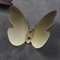 Miniatyrbillede 3 af 5: Butterfly Formet Væghængt Krog Messing Frakke Tøj Hænger Håndklædeholder Organizer