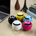 Miniatyrbild 3 av 5: Runda Suport TF-kort Hi-Fi-högtalare FM Mini Audio Bluetooth