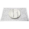 Miniatyrbild 1 av 2: Bordstabletter Silver Set 6 PVC Mattor Matbord Köksbröllop