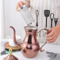Miniatyrbillede 2 af 5: 0,7l Smal Rustfri Tekande Langtudet Kande
