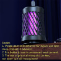 Miniatyrbilde 5 av 5: Bug Zapper Elektronisk Myggdreper Lampe Insektfelle
