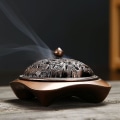 Miniatyrbillede 3 af 5: Spiral Røgelsebrænder Censer Røgelsebrænder Kobber Røgelsebrænder Holder Vintage Røgelseholder