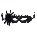 Miniatyrbilde 1 av 5: Halloween Svart Edderkopp Dødsmaske Ball Halv Ansikt Mann Og Kvinne Voksen Forestilling Maske Hodeplagg Glad Halloween Fest Kledd Opp A-yuhao