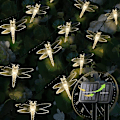 Miniatyrbild 1 av 5: 2-pack Solcells-drivna Sländor Fairy String Lights 5m 20LED Utomhus