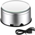 Miniatyrbild 1 av 5: Jetec Cup Display Stand Turner Roterande Kristall Displaybas 360 Grader Tumblers Cup Display