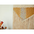 Pikkukuva 4 / 4: Boho-tyylinen riippuva seinävaate Vintage-makrame Hotelli Koti Sisustus Keltainen