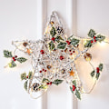 Miniatyrbild 3 av 5: Julröda Fruktblad Fairy String Lights 4.5m 50led Sol