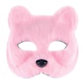 Miniatyrbild 1 av 3: Halvmask för Maskerad, Djurmask, Cosplay Kostymtillbehör för Halloween Karneval Maskerad (Rosa)