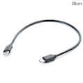Miniatyrbild 1 av 5: Typ C Usb-c till Micro Usb Kabel Micro B Usb Typ C Sladd Hane till Hane Datakabel 30CM