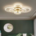 Miniatyrbillede 5 af 5: LED Loftlampe Cirkel Ring Nordisk Guld Akryl Stue
