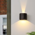 Miniatyrbilde 3 av 5: LED-vegglampe for utendørs/innendørs 12W Dobbel vanntett varm