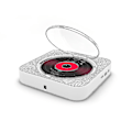 Miniatyrbilde 1 av 5: Bærbar CD-spiller Bluetooth-høyttaler Stereo CD-spillere LED-skjerm Veggmontert CD-musikkspiller med IR-fjernkontroll FM-radio