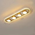 Miniatyrbilde 5 av 5: LED Taklampe 58/78cm Sirkel Design Flush Mount