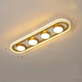 Miniatyrbillede 5 af 5: LED Loftlampe 58/78cm Cirkel Design Flush Mount