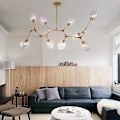 Pikkukuva 2 / 5: Branch Lights -kattokruunu 5 lampulla LED-riipusvalaisin