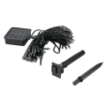 Miniatyrbild 4 av 5: 15m 100LED Solcellsdriven LED-ljusslinga Jul