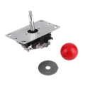 Miniatyrbillede 2 af 5: Klassisk 8-vejs Arcade Joystick Rød Bold Udskiftning