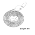 Pikkukuva 5 / 5: 2-in-1 Pitkä Micro USB -kaapeli iPhonen lataukseen