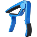 Miniatyrbilde 1 av 5: Gitar Capo for Akustiske og Elektriske Gitarer - Trigger Capo for Rask Bytte - 6-strengers Gitar Capo (blå) (1 stk)