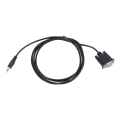 Miniatyrbild 4 av 5: Db9 9-stifts VGA-kontakt hona kabel, db 9 hona till 3,5 mm (1/8 tum) stereo hane seriell datakabel - 6 fot