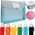 Miniatyrbillede 1 af 5: A4 Pp Vandtæt Transparent Dokument Opbevaring Organizer Pouch